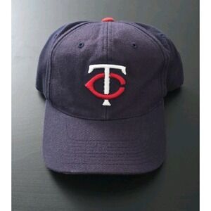 Minnesota Twins Snapback Hat Vintage Plain Logo MLB Baseball